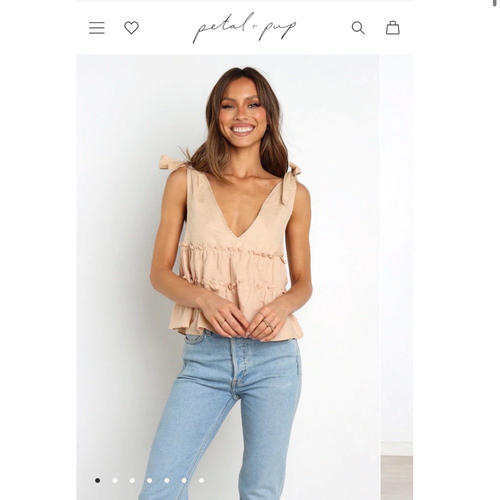 Petal & Pup Erenda Top- Beige